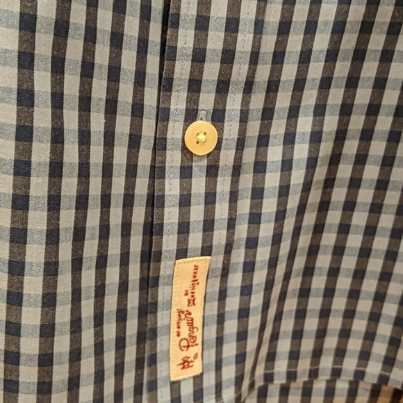 Blue Checked Button Down - Picture 4 of 4